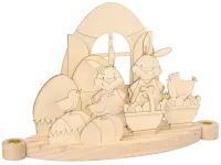 Kerzenhalter "Ostern mit Familie Lopi", 12-tlg.