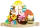 Kerzenhalter "Ostern mit Familie Lopi", 12-tlg.